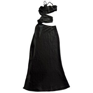 JGR & STN Moss Cutout Dress in Black